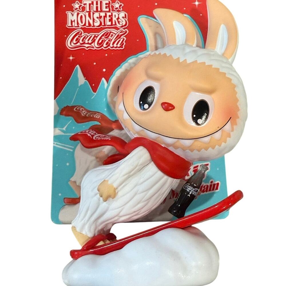 Pop Mart The Monsters Labubu X CocaCola Figurine Blind Box-Snowy Mountain